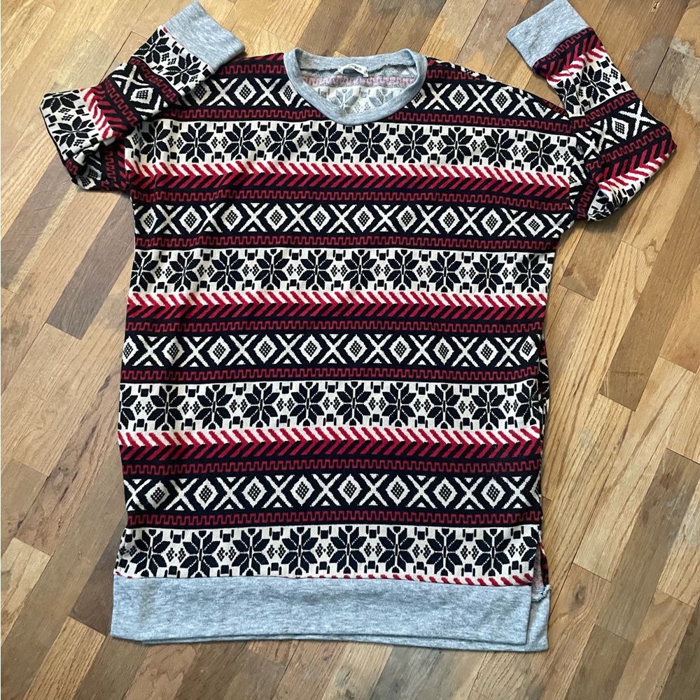 éloges Gray Knit Long Sleeve Pullover - Size XLArge